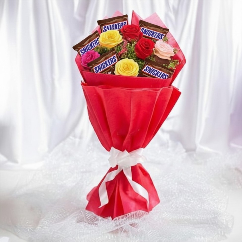 ROSES WITH CHOCOLATES